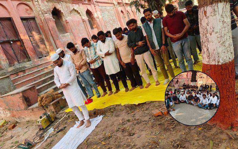 لکھنؤ: یونیورسٹی کیمپس میں احتجاج کے بعد بھاری پولیس نفری تعینات